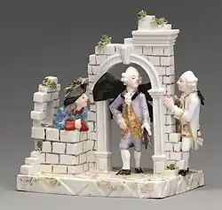 "The Large Bow", c. 1770, attributed to Riedel, 4.5 inches high