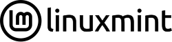 Linux Mint logo with text: linuxmint