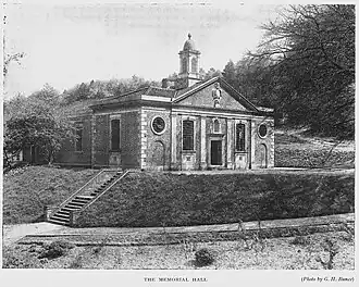 The Memorial Hall at Caterham, shortly after it was opened in 1925.