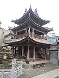 Minaret of the Daxuexi Alley Mosque in Xi'an