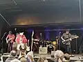 The Mockers performing in Christchurch, New Zealand in 2026
