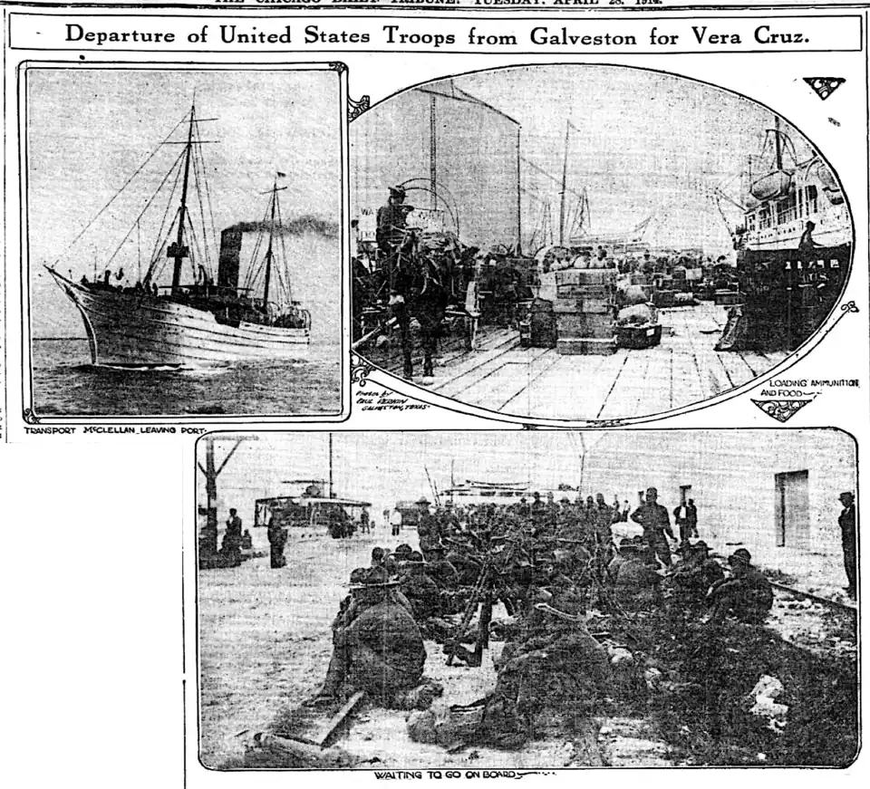 The Montzorongo incident is catalysts for a possible war with Mexico. American troops were sent to Vera Cruz.