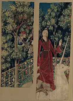 The two fragments of The Mystic Capture of the Unicorn