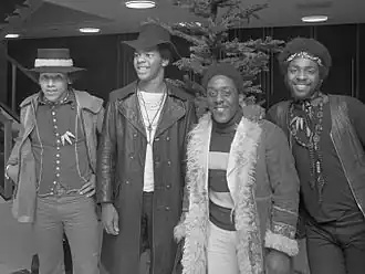 The Real Thing (1972) left to right: Ray Lake, Dave Smith, Kenny Davis, Chris Amoo