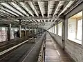 Photo of the ropewalk, looking from one end to the other.
