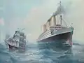 The SS Imperator of the Hamburg America Line after A.F. Bishop