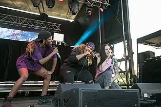 The Sorority performing in 2017
