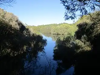 The view over the Spectacles Wetlands from Biara lookout