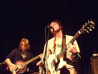 The Spinto Band performing at the Thekla Social, Bristol, UK in 2006