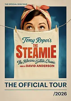Promotional poster for The Steamie 2026 Tour