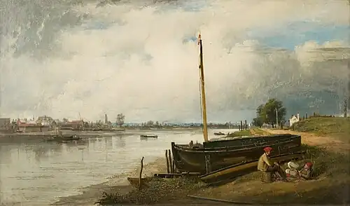 The Thames from Millbank, 1836