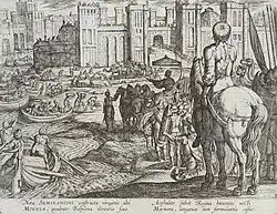The Walls of Babylon by Antonio Tempesta, 1610