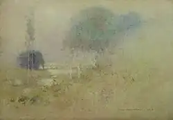 The creek in morning mist (1924)