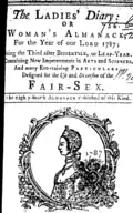 Cover, The Ladies' Diary, 1787
