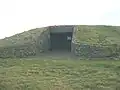 The entrance to Barclodiad y Gawres