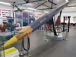 The tip of the world's largest pencil