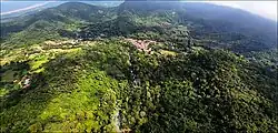 The river of Kuang Si waterfalls, Luang Prabang, Laos