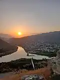 The view from Jvari Monastery