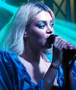Thelma Plum performing in April 2023