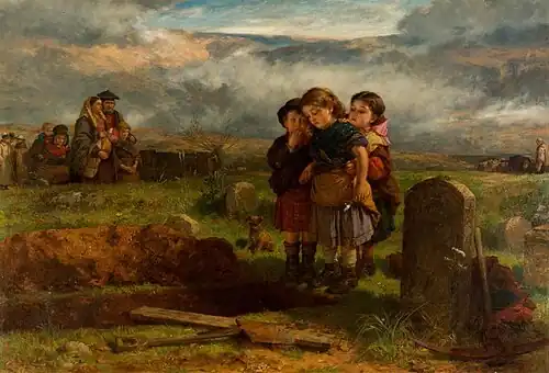 God's Acre by Thomas Faed