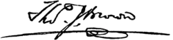 Signature of Thomas J. Brown