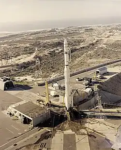 Thorad-Agena with SERT-2 at the Western Test Range in California (February 1970)