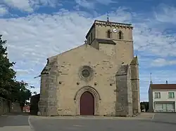 The church in Thorigny
