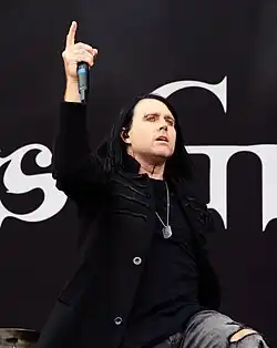 Walst performing with Three Days Grace in 2023