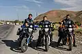 Three M1NSK TRX 300 at Brest-Dushanbe rally