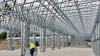 Three-dimensional truss construction