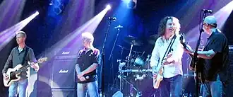 Thunder performing in 2006. Left to right: Chris Childs, Danny Bowes, Ben Matthews and Harry James.