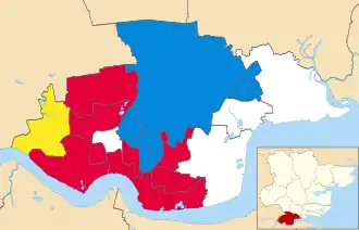 2018 results map