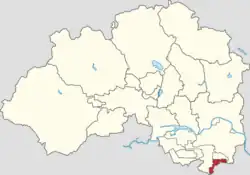 Location of Tiantongyuannan Subdistrict within Changping District