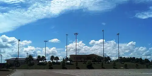 Tiger Park, Outfield Berm