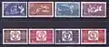 1958 stamp series marking the centennial of the first issue