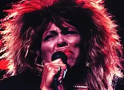 Tina Turner performing on Gradski stadion, 1990