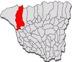 Location in Gorj County