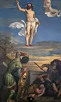 Titian, Resurrection, 1542–1544, Ducal Palace, Urbino