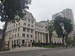 Another view of the Supreme People's Court of Vietnam next to Hanoi Towers