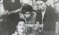Women with laboratory equipment