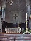 The high altar and the Crucifixion (13th century)