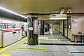 Oedo Line platform in May 2022