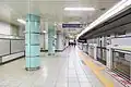 Hibiya Line platforms in November 2022