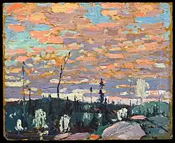 Wild Cherries, Spring, Spring 1915. Sketch. McMichael Canadian Art Collection, Kleinburg