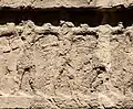 Indian soldiers on the tomb of Artaxerxes I (c. 430 BCE)
