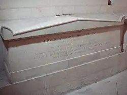 Tomb of Louis Antoine de Bougainville, at the Panthéon in Paris