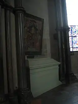 The tomb of Cardinal Pole in the cathedral