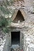 Punic tomb in the Antonine Baths park.