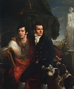 The artist and his brother