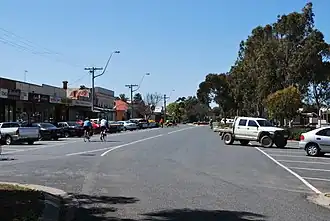 Mangan St, the main street of Tongala